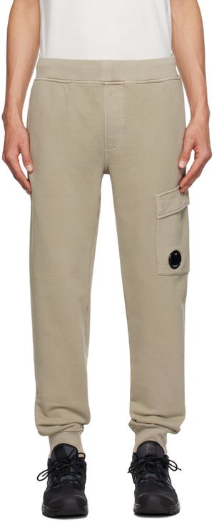 C.P. Company Khaki Diagonal Sweatpants