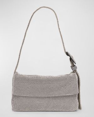 Vitty Mignon Mesh Crystal Shoulder Bag