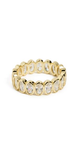 SHASHI Eternity Travel Ring Gold 6