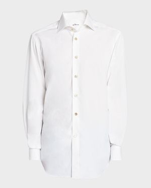 Men's Solid Twill Dress Shirt
