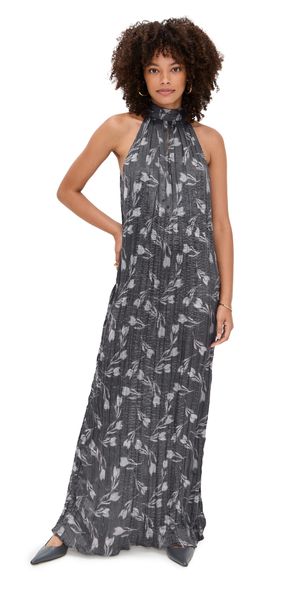 Sabina Musayev London Dress Graphite Print S