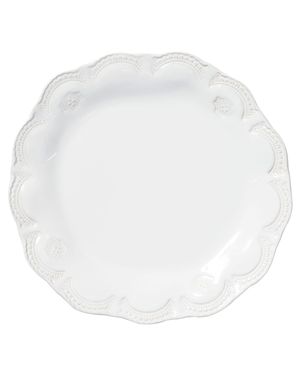 Incanto Stone Lace Dinner Plate, White