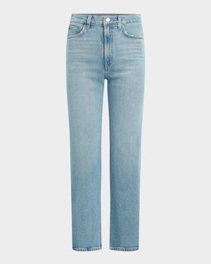 The Margot High-Rise Straight Cropped Jeans