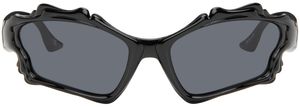 Le Specs Black 'Le Siren' Sunglasses