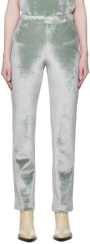 Jil Sander Blue Palazzo Trousers
