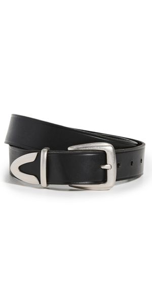 Madewell Leather Western Belt True Black L