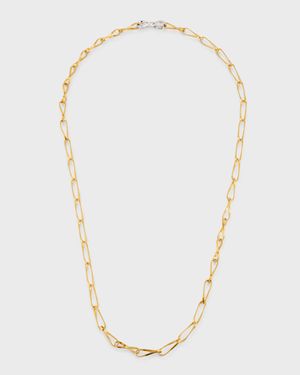 18K Yellow Gold Marrakech Onde Single Link Adjustable Necklace