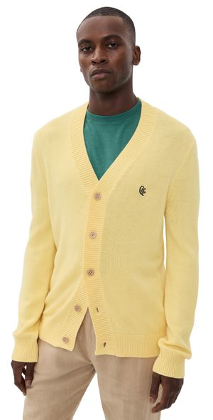 Quiet Golf Sanders Cardigan Canary M