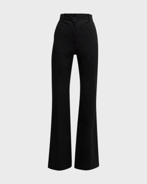 Tafira High-Rise Flare Gabardine Pants