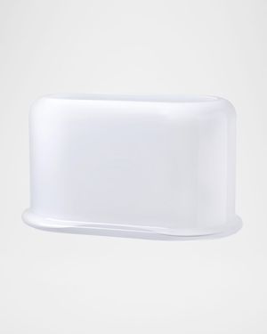 Opal White Layers Large Vase