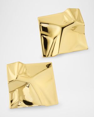 Tetra Button Earrings