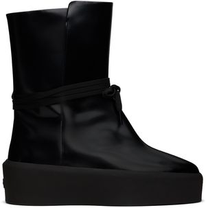 Fear of God Black Leather Boots