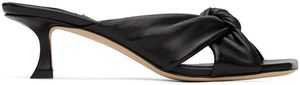 Jimmy Choo Sandales à petit talon Avenue 50 noires