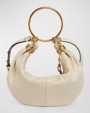 Bracelet Bag Mini in Shiny Grained Calfskin