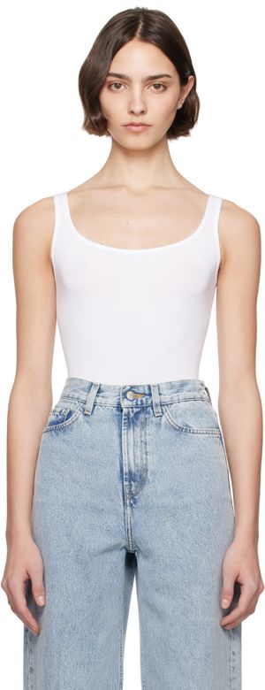 Wolford White Jamaika String Bodysuit