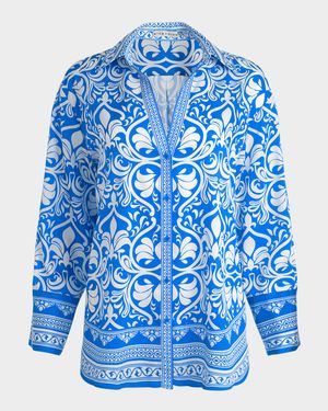 Kiva Oversized Pajama Shirt