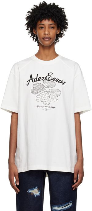 ADER error T-shirt Tever blanc