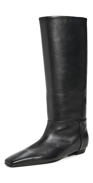 Proenza Schouler Trap Flat Boots in Nappa Black 39