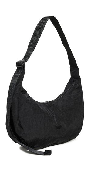 BAGGU Medium Nylon Crescent Bag Black One Size