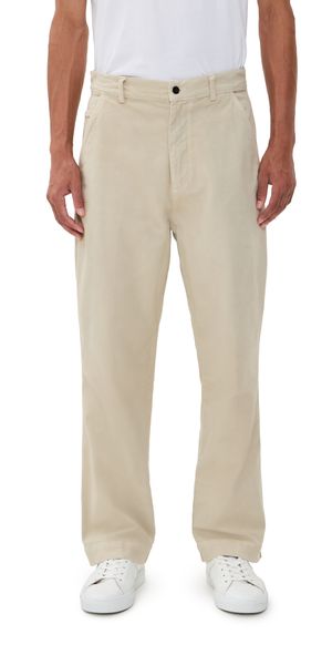 Officine Generale Greg Garment Dye Cotton Moleskin Pants Galet 54