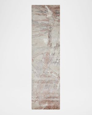 Qualia Hand-Knotted Runner, 2' x 10'