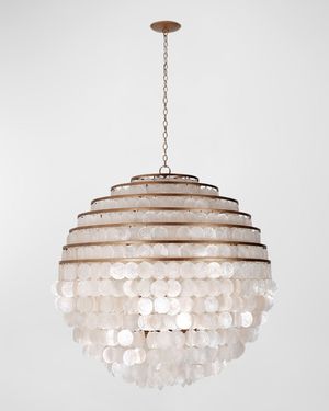Sphere 36" Capiz 4-Light Pendant
