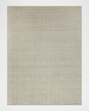 Martelli Modern Hand-Loomed Light Beige Rug, 8' x 10'