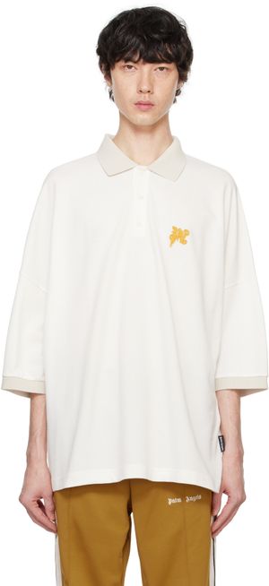 Palm Angels Off-White Angel Pencil Polo