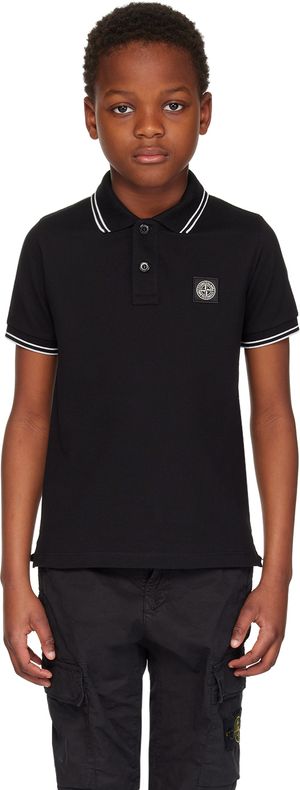 Stone Island Junior Enfant | Polo 21348 noir
