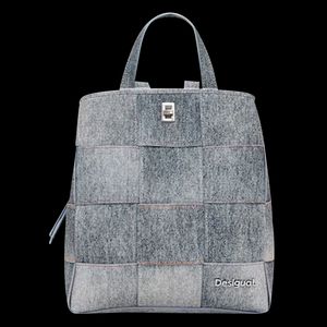 Desigual - Sac à dos tressé - Taille Unique - Bleu