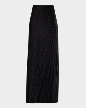 Bianca Pleated Maxi Skirt