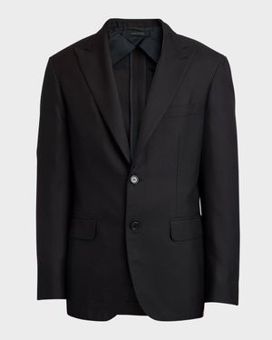Men's Silk Twill Blazer