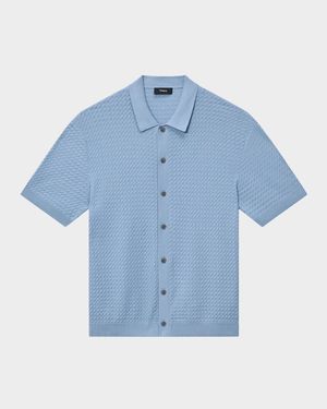 Men's Cairn Cotton Waffle-Knit Shirt