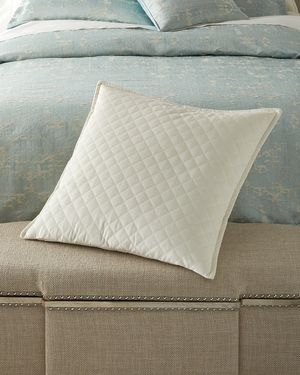 Ava Quilted Velvet Euro Sham
