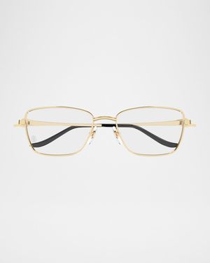 Panthere Classic 55mm Square Metal Optical Glasses