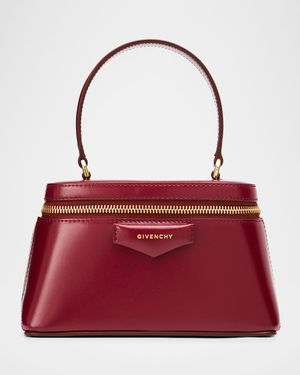 Antigona Vanity Top-Handle Bag in Box Leather