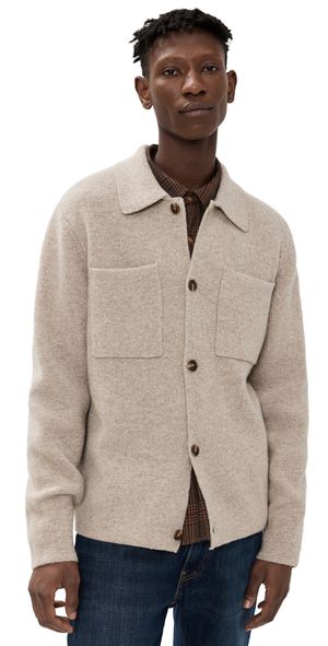 Les Deux Fischer Milano Overshirt Light Desert Sand Melange S