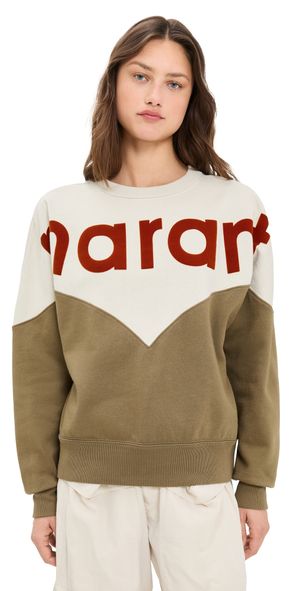 Isabel Marant Étoile Houston Sweater Ecru/Dark Khaki 38