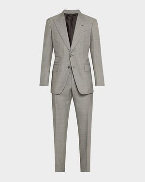 Men's Shelton Sharkskin Slim-Fit Suit