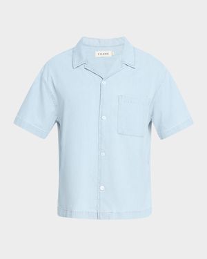 Men's Short-Sleeve Camp Collar Shirt