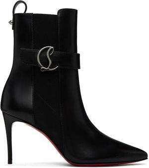 Christian Louboutin Bottes chelsea So CL 85 noires
