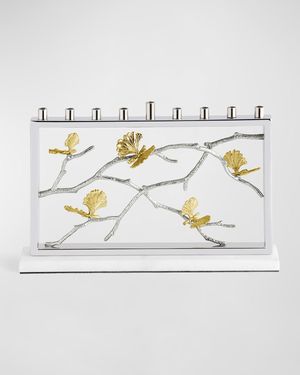 Butterfly Ginkgo Luxe Menorah