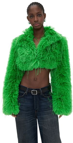 Cultnaked Mini Purrr Coat Green M/L