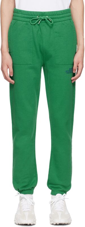 Maison Kitsuné Pantalon de détente Rue Richelieu vert