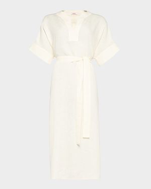 Bibi Linen Kaftan Coverup