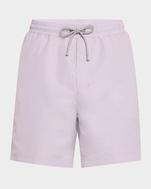Men's Solid Swim Trunks