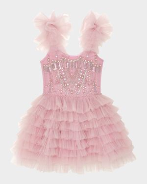 Girl's Bebe Ballroom Bliss Tutu Dress, Size 3M-24M