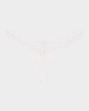 Source Beaute Embroidered Tulle Thong