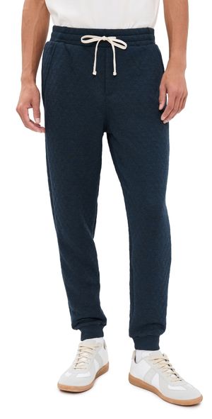 Marine Layer Corbet Quilted Joggers Navy XL