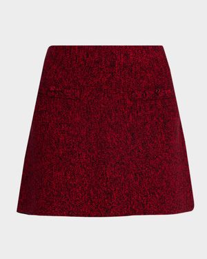 Iris Marled Knit Mini Skirt